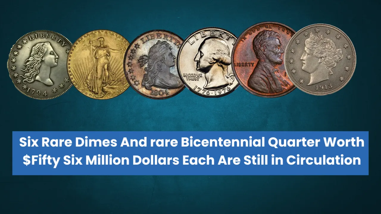 Six Rare Dimes and a Rare Bicentennial Quarter: