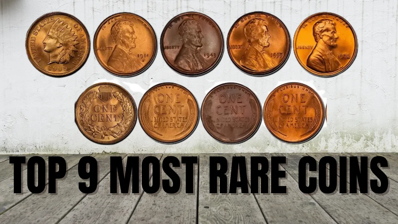 Top 9 Most Rare Coins That Could Make You a Fortune